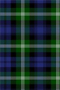 Clan Baillie Tartan 100 Page Lined Journal/Notebook