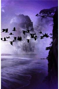 Bullet Journal Birds in Purple Mist