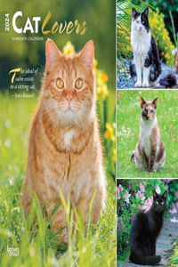 CAT LOVERS 2024 SQUARE FOIL