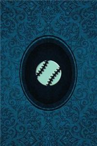 Monogram Baseball Notebook