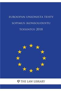 Euroopan Unionista Tehty Sopimus (Konsolidoitu Toisinto) 2018