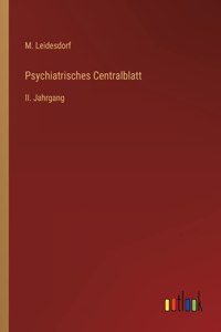 Psychiatrisches Centralblatt