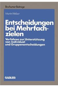 Entscheidungen bei Mehrfachzielen