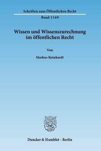 Wissen Und Wissenszurechnung Im Offentlichen Recht