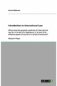 Introduction to International Law