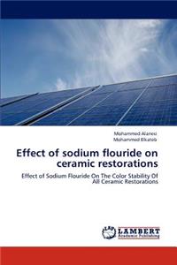 Effect of sodium flouride on ceramic restorations