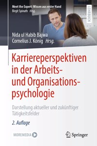 Karriereperspektiven in Der Arbeits- Und Organisationspsychologie