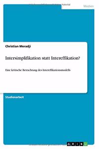 Intersimplifikation statt Intereffikation?