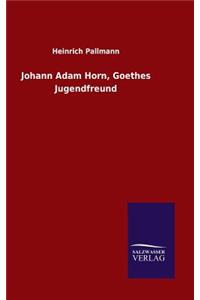 Johann Adam Horn, Goethes Jugendfreund
