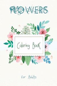 Flowers Coloring Book for Adults