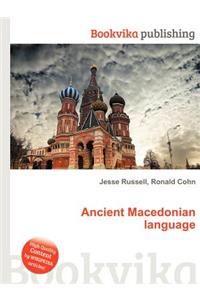 Ancient Macedonian Language