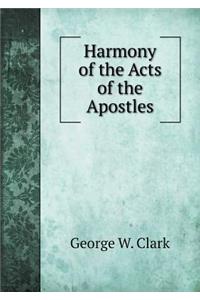 Harmony of the Acts of the Apostles