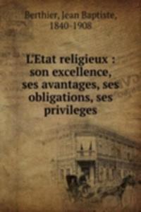 L'Etat religieux