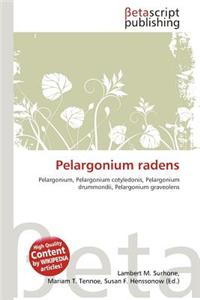 Pelargonium Radens