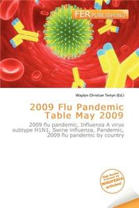 2009 Flu Pandemic Table May 2009