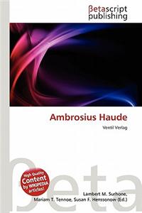 Ambrosius Haude