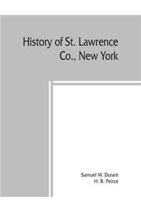 History of St. Lawrence Co., New York