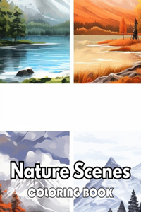 Nature Scenes Coloring Book