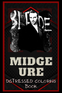 Midge Ure Distressed Coloring Book