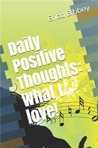 Daily Positive Thoughts