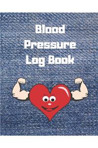 Blood Pressure Log Book/BP Recording Book (104 pages)