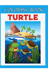 Coloring Book Turtle