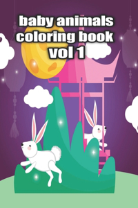 baby animals coloring book vol 1
