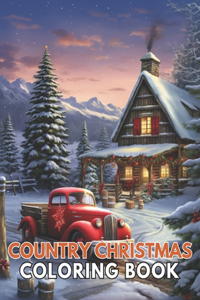 Country Christmas Coloring Book