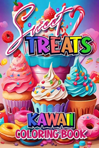 Sweet Treats Kawaii Coloring Book