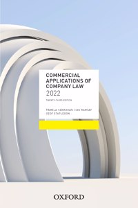 Commercial Applications of Company Law 2022