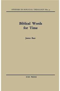 Biblical Words for Time