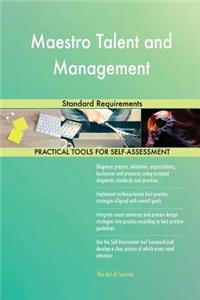 Maestro Talent and Management Standard Requirements