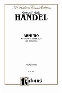 Arminio (1737): Miniature Score (Italian Language Edition), Comb Bound Miniature Score