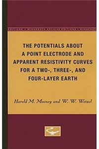 Potentials about a Point Electrode and Apparent Resistivity Curves for a Two-, Three-, and Four-Layer Earth