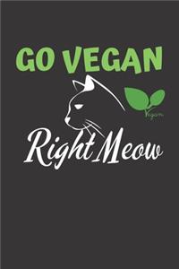 Go Vegan Right Meow Journal