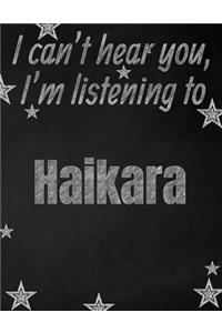 I can't hear you, I'm listening to Haikara creative writing lined notebook
