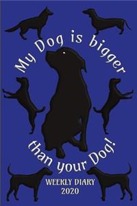 My dog is bigger than your dog! - Weekly Diary 2020