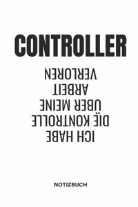 Controller Ich Habe Die Kontrolle Über Meine Arbeit Verloren Notizbuch