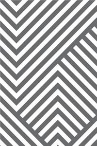 Abstract Striped Geometric Notebook