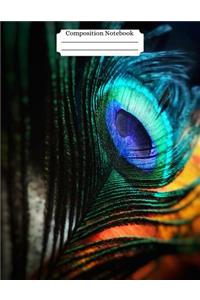 Composition Notebook Peacock Design Vol 14