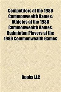 Competitors at the 1986 Commonwealth Games
