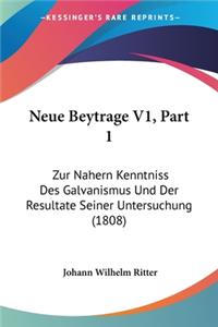 Neue Beytrage V1, Part 1