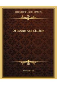 Of Parents and Children