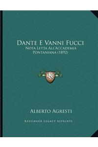 Dante E Vanni Fucci