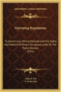 Operating Regulations