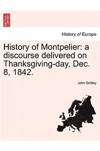 History of Montpelier