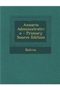 Anuario Administrativo