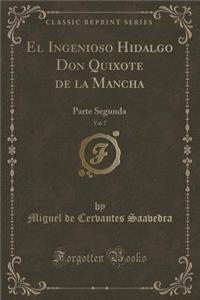 El Ingenioso Hidalgo Don Quixote de la Mancha, Vol. 7