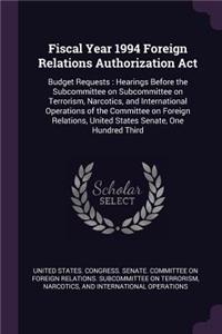 Fiscal Year 1994 Foreign Relations Authorization Act