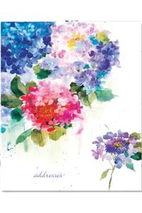 Hydrangeas Large Address Book